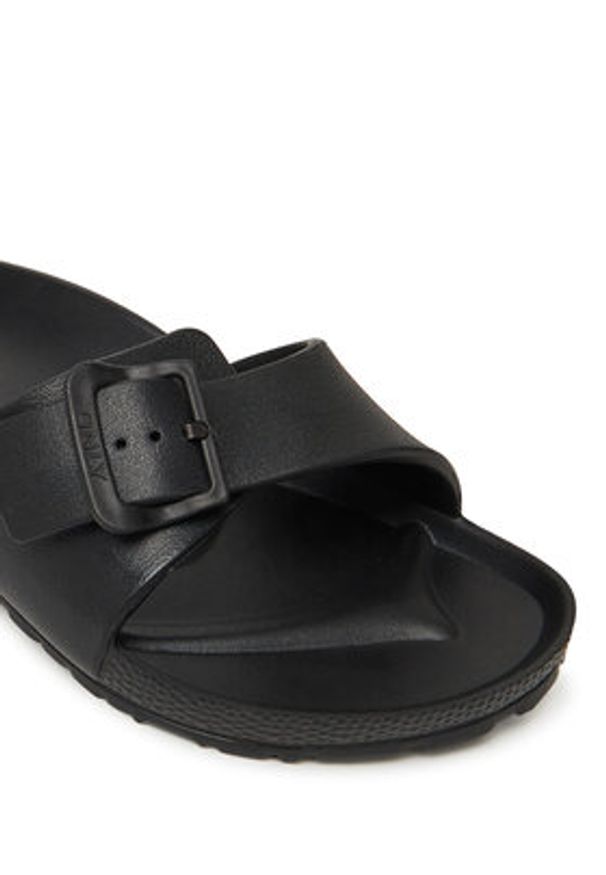 ONLY Shoes Klapki Onlcindy 15342694 Czarny. Kolor: czarny