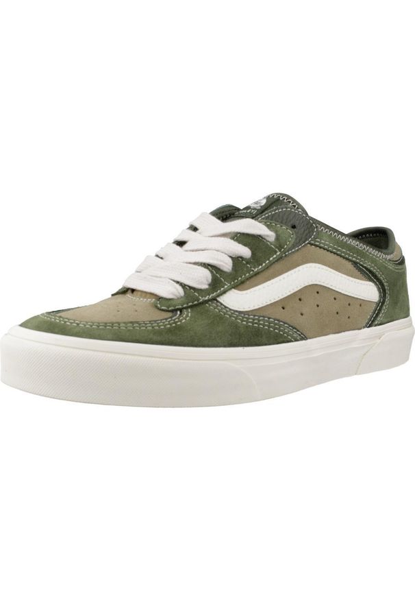 Tenisówki Vans Model Rowley Classic Kolor Zielony. Kolor: zielony. Materiał: zamsz, tkanina