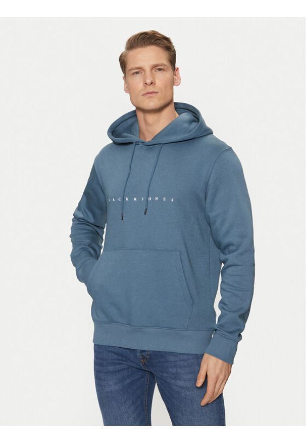 Jack & Jones Bluza Star 12233972 Niebieski Relaxed Fit. Kolor: niebieski. Materiał: bawełna, syntetyk