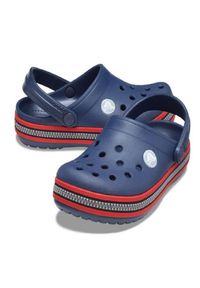 Klapki basenowe dla dzieci Crocs Crocband Zipper Band. Kolor: niebieski