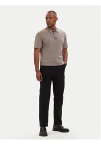 Hugo - HUGO Spodnie materiałowe Genar253 50567257 Czarny Slim Fit. Kolor: czarny. Materiał: bawełna #5