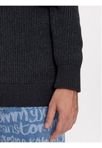 Tommy Jeans Sweter Tonal Xs Badge DM0DM17776 Czarny Regular Fit. Kolor: czarny. Materiał: bawełna #4