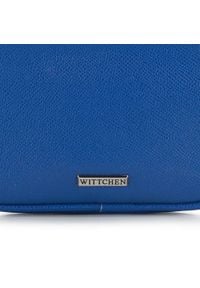 Wittchen - Damska torebka nerka pudełkowa. Kolor: niebieski. Materiał: skóra ekologiczna #2