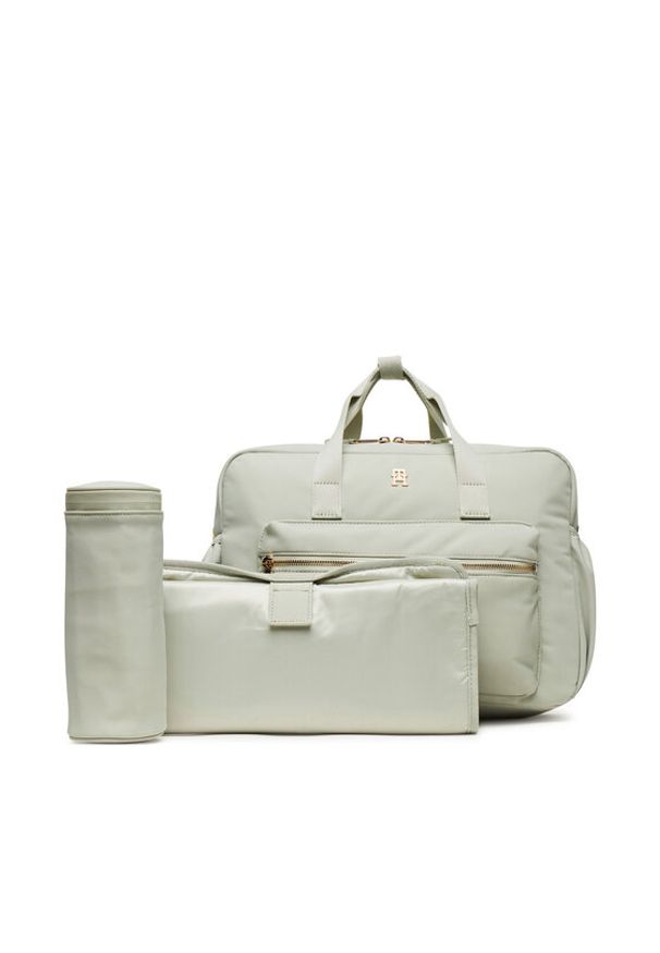 TOMMY HILFIGER - Tommy Hilfiger Torba Th Essential Changing Bag AU0AU01997 Zielony. Kolor: zielony. Materiał: materiał