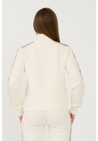Guess - GUESS Beżowa damska bluza Britney Full Zip, Rozmiar XL. Kolor: beżowy