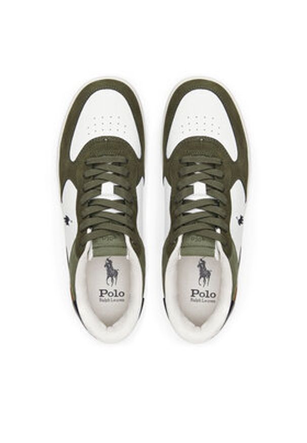 Polo Ralph Lauren Sneakersy 809955690002 Zielony. Kolor: zielony. Materiał: zamsz, skóra