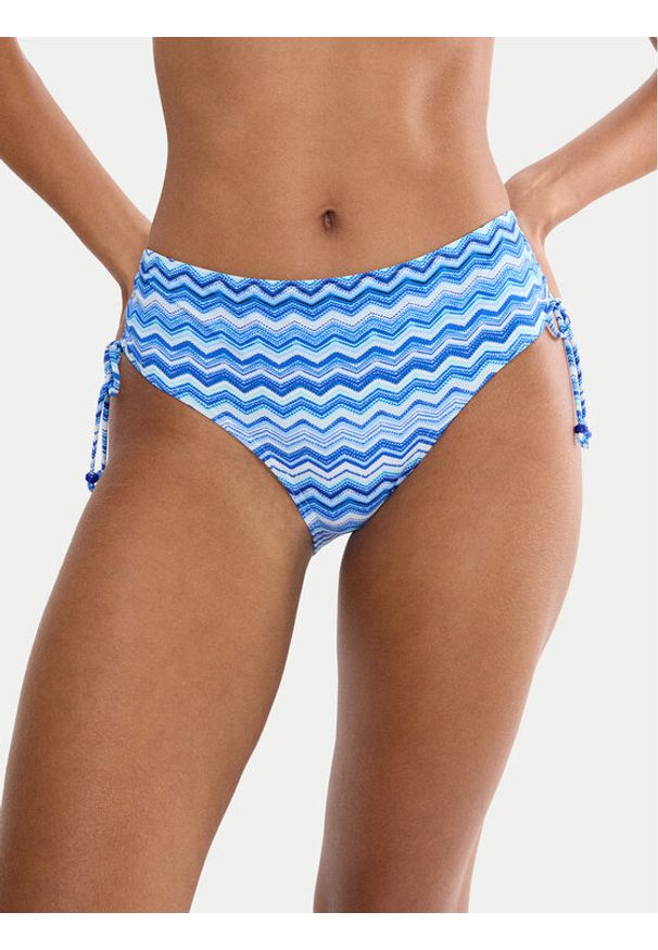 Triumph Dół od bikini Mix & Match Summer Midi 01 10226442 Niebieski. Kolor: niebieski. Materiał: syntetyk