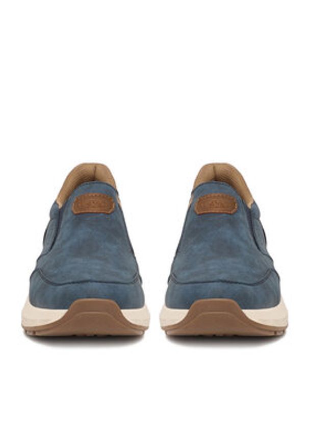 Rieker Półbuty 11550-15 Niebieski. Kolor: niebieski. Materiał: materiał