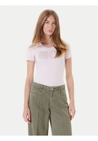 Guess T-Shirt W5YI05 J1314 Różowy Regular Fit. Kolor: różowy. Materiał: bawełna