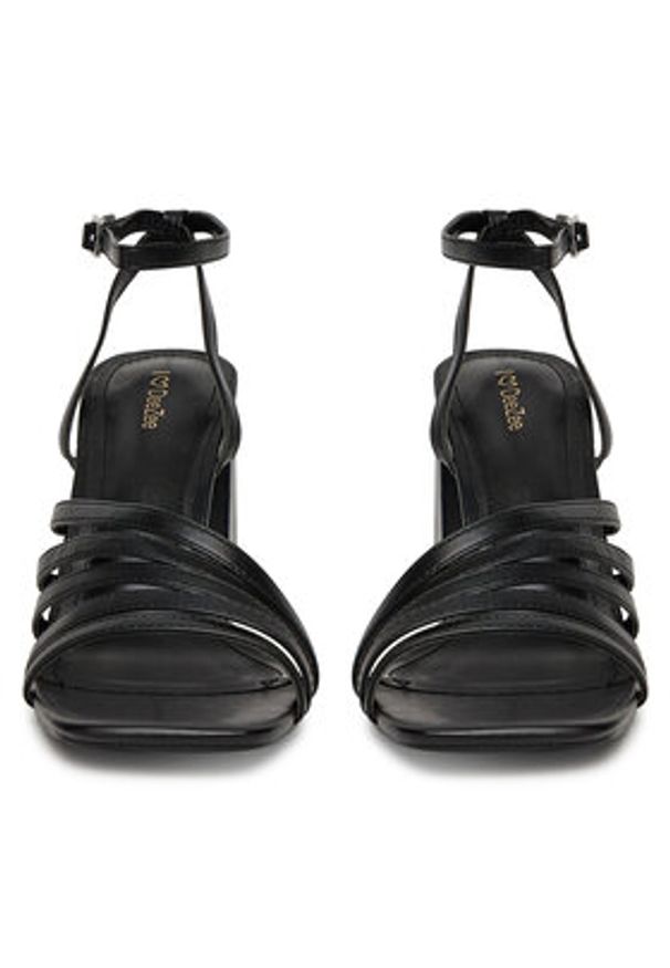 DeeZee Sandały LE527-5 Czarny. Kolor: czarny. Materiał: syntetyk, materiał