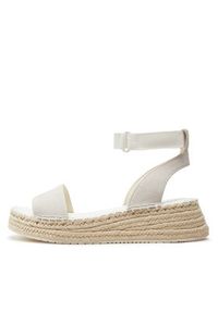 Calvin Klein Jeans Espadryle Sporty Wedge Rope Su Con YW0YW00977 Écru. Materiał: skóra. Styl: sportowy #4