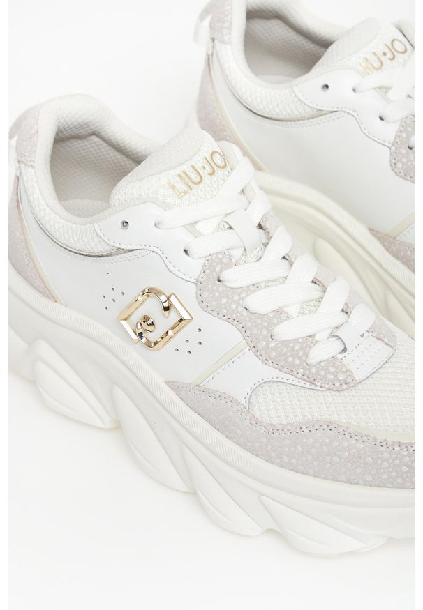 Liu Jo - Sneakersy damskie skórzane LIU JO. Materiał: skóra