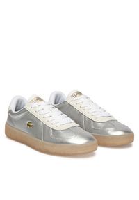 Lacoste Sneakersy Baseshot 50SFA0031 Srebrny. Kolor: srebrny. Materiał: skóra #2
