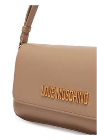 Love Moschino - LOVE MOSCHINO Torebka JC4058PP1PLO0105 Beżowy. Kolor: beżowy. Materiał: skórzane #6