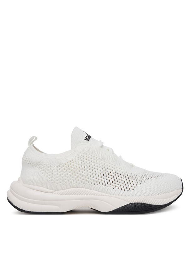 Love Moschino - LOVE MOSCHINO Sneakersy JA15485G0MIYZ100 Biały. Kolor: biały. Materiał: materiał