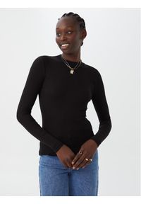Cotton On Bluzka 2054051 Czarny Slim Fit. Kolor: czarny. Materiał: wiskoza