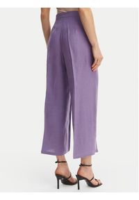 Marella Kuloty Clava 2615131182 Fioletowy Regular Fit. Kolor: fioletowy. Materiał: len #5