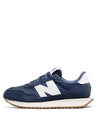 New Balance Sneakersy GS237PD Granatowy. Kolor: niebieski. Materiał: materiał #4