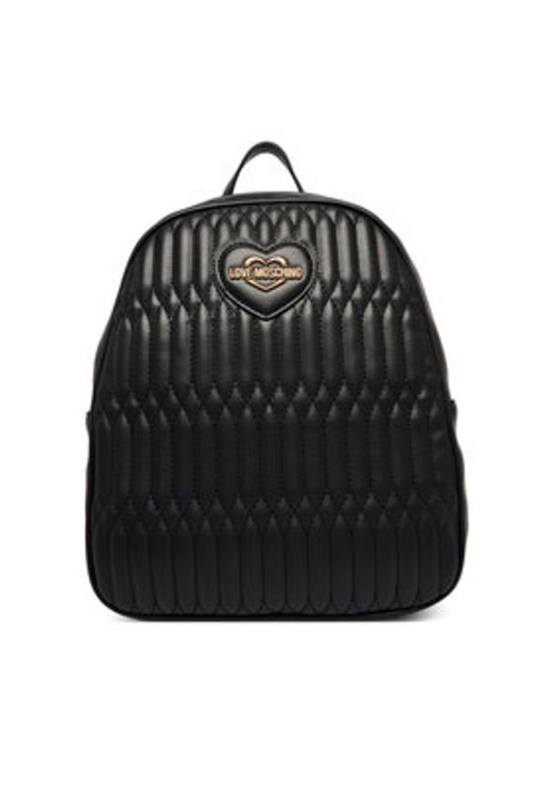Love Moschino - LOVE MOSCHINO Plecak JC4036PP1OLJ0000 Czarny. Kolor: czarny. Materiał: skóra