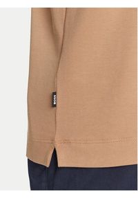BOSS Polo H-Parlay 302 50545487 Beżowy Regular Fit. Typ kołnierza: polo. Kolor: beżowy. Materiał: bawełna #5