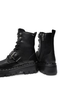Karl Lagerfeld - KARL LAGERFELD Trapery KL45354 Czarny. Kolor: czarny. Materiał: skóra #6