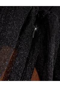 MACH&MACH - Czarna spódnica midi z jedwabiu. Kolor: czarny. Materiał: jedwab #6