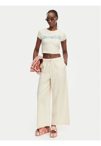 Billabong T-Shirt Baby EBJKT00119 Beżowy jasny Slim Fit. Kolor: beżowy. Materiał: bawełna #5