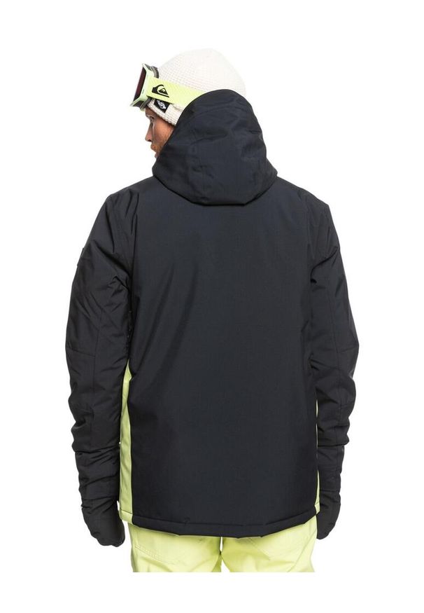 Quiksilver - Kurtka śnieżna dla Mężczyzn MORTON Czarny. Kolor: czarny. Materiał: materiał, poliester. Sezon: zima. Sport: narciarstwo
