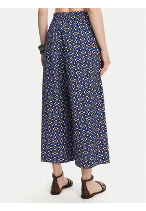 Weekend Max Mara Kuloty Virgin 2515131102 Niebieski Relaxed Fit. Kolor: niebieski. Materiał: bawełna