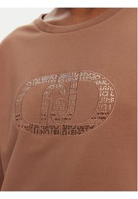 Liu Jo Sport Bluza TA5168 FS090 Brązowy Regular Fit. Kolor: brązowy. Materiał: bawełna. Styl: sportowy #4