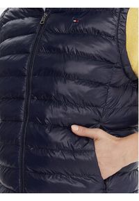 TOMMY HILFIGER - Tommy Hilfiger Bezrękawnik WW0WW47352 Granatowy Slim Fit. Kolor: niebieski. Materiał: syntetyk. Długość rękawa: bez rękawów #4