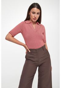 Weekend Max Mara - Polo damskie dzianinowe Junior WEEKEND MAX MARA. Typ kołnierza: polo. Materiał: dzianina #3