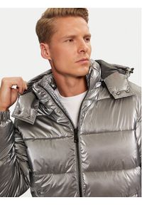 Guess Kurtka zimowa M4BL46 WGJT0 Srebrny Regular Fit. Kolor: srebrny. Materiał: syntetyk. Sezon: zima #4