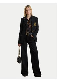 Lauren Ralph Lauren - LAUREN RALPH LAUREN Koszula 200979917001 Czarny Straight Fit. Kolor: czarny. Materiał: syntetyk #6