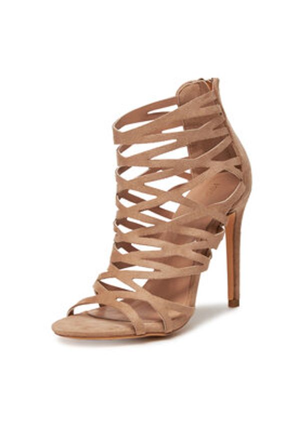 DeeZee Sandały YUCHR972-S-YD1 Beżowy. Kolor: beżowy. Materiał: materiał