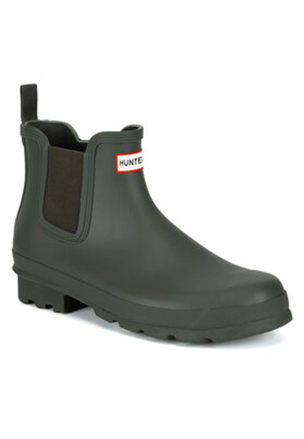 Hunter Kalosze MFS9116RMA Zielony. Kolor: zielony. Materiał: materiał