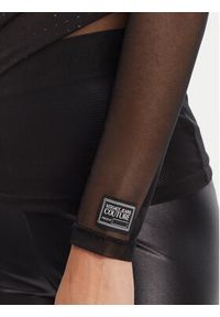 Versace Jeans Couture Bluzka 78HAH600 Czarny Slim Fit. Kolor: czarny. Materiał: syntetyk #4