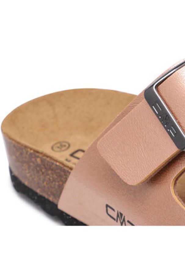 CMP Klapki Eco Thalitha Wmn Slipper 3Q91016 Różowy. Kolor: różowy. Materiał: skóra