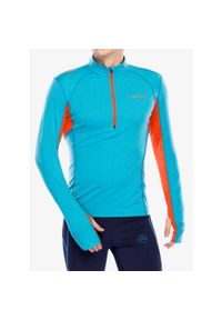 LA SPORTIVA - Bluza z zamkiem 1/2 męska La Sportiva Swift Long Sleeve. Kolor: zielony. Długość rękawa: długi rękaw #1