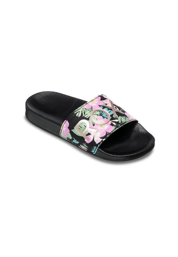 Roxy - Sandały dla Dziewczynki RG SLIPPY II. Kolor: czarny. Materiał: syntetyk. Sezon: lato