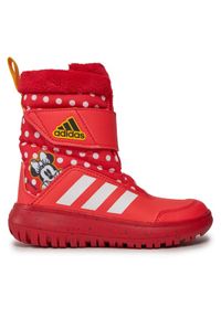 Adidas - adidas Śniegowce Winterplay x Disney Shoes Kids IG7188 Czerwony. Kolor: czerwony. Wzór: motyw z bajki