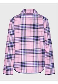 Cyberjammies Koszulka piżamowa Brushed Check 9463 Różowy Regular Fit. Kolor: różowy. Materiał: bawełna #3