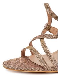 DeeZee Sandały F89725-88 Złoty. Kolor: złoty. Materiał: materiał #7