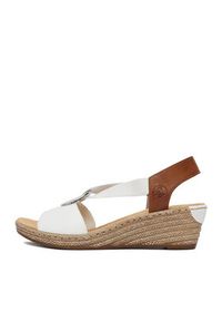 Rieker Sandały CEO-624H6-81 Biały. Kolor: biały. Materiał: skóra #3