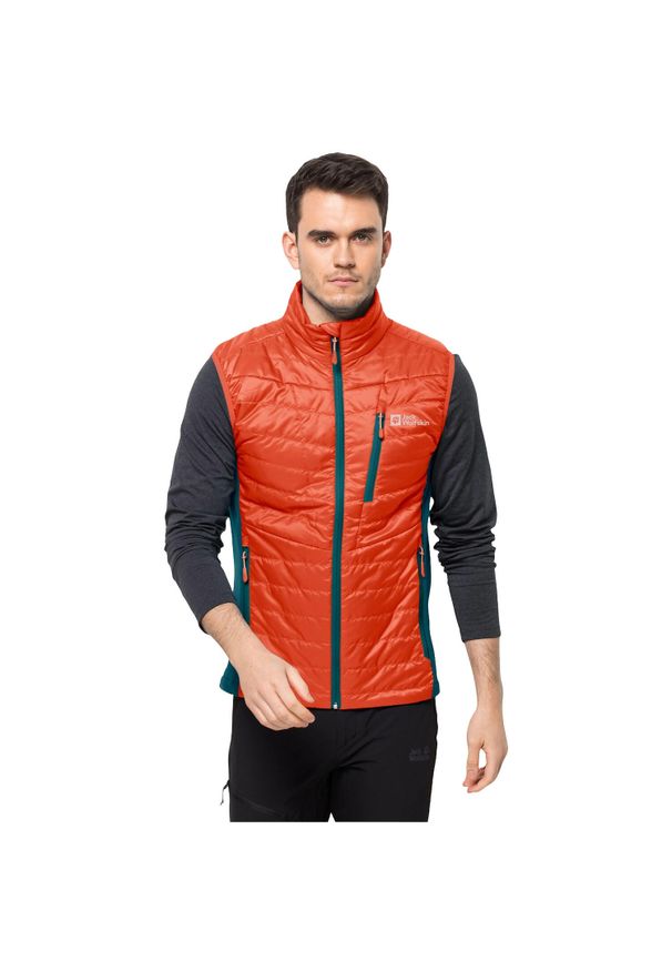 Bezrękawnik turystyczny męski Jack Wolfskin Routeburn Pro Ins. Kolor: wielokolorowy. Długość rękawa: bez rękawów. Sport: turystyka piesza