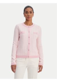 Morgan Kardigan 251-MORESA Żółty Slim Fit. Kolor: żółty. Materiał: syntetyk #1