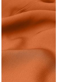 IVY & OAK - Ivy Oak Sukienka Dionne kolor brązowy midi rozkloszowana. Kolor: brązowy. Materiał: materiał. Długość rękawa: długi rękaw. Typ sukienki: rozkloszowane. Długość: midi #6