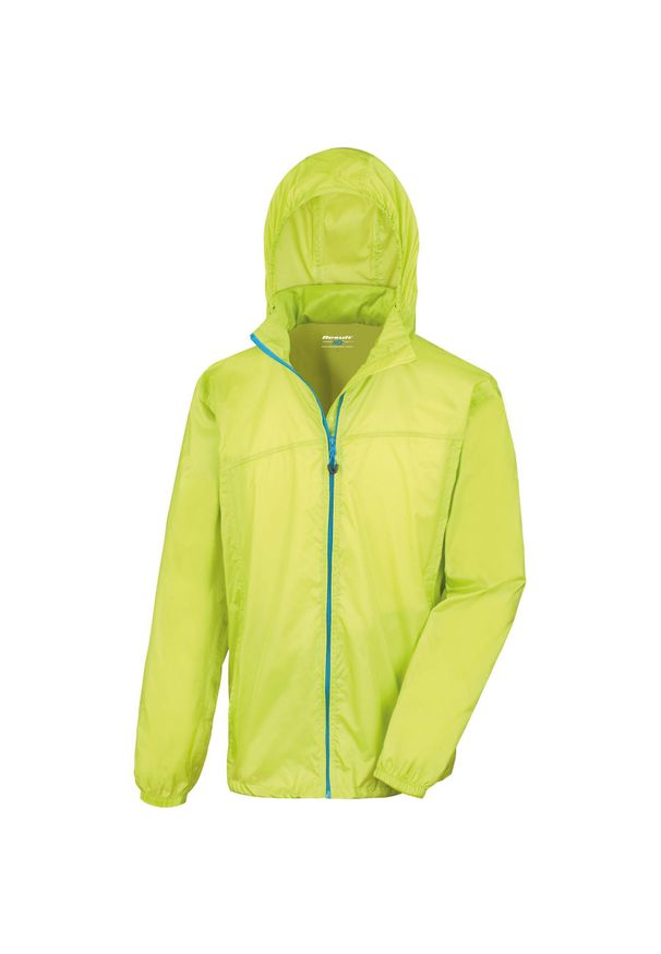 RESULT - Kurtka przeciwdeszczowa Result légé pliable. Kolor: niebieski, zielony, wielokolorowy. Styl: elegancki