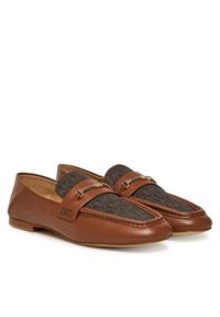 MICHAEL Michael Kors Mokasyny Lena Loafer 40S5LEFP2B Brązowy. Kolor: brązowy. Materiał: skóra