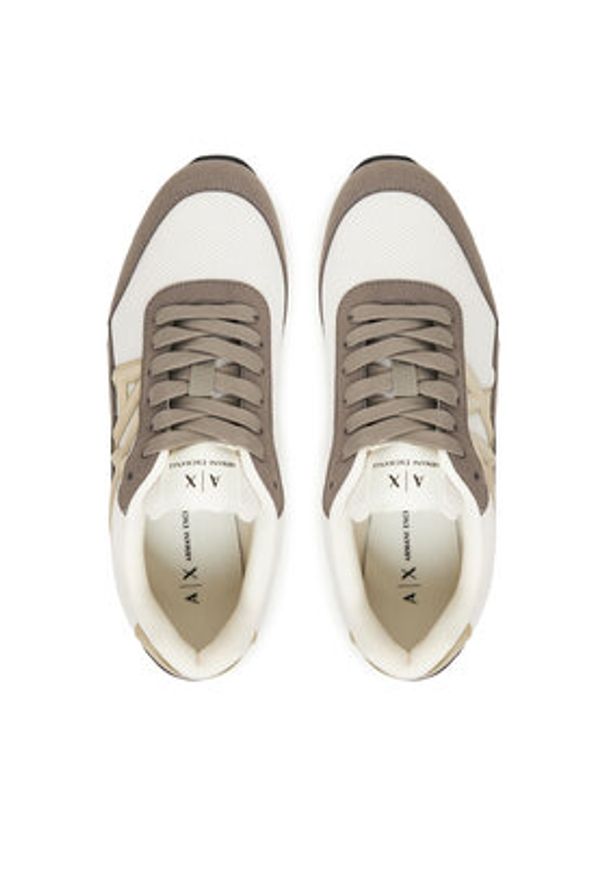 Armani Exchange Sneakersy XW002150 AF19388 MZ281 Szary. Kolor: szary. Materiał: materiał